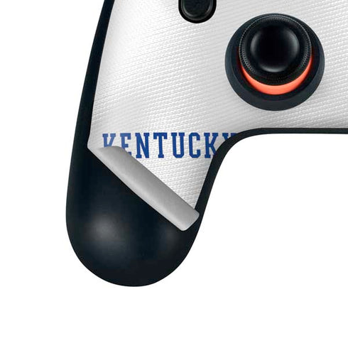 University of Kentucky White Jersey Google Stadia Controller Skin