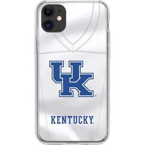 University of Kentucky White Jersey iPhone 11 Clear Case
