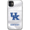 University of Kentucky White Jersey iPhone 11 Clear Case