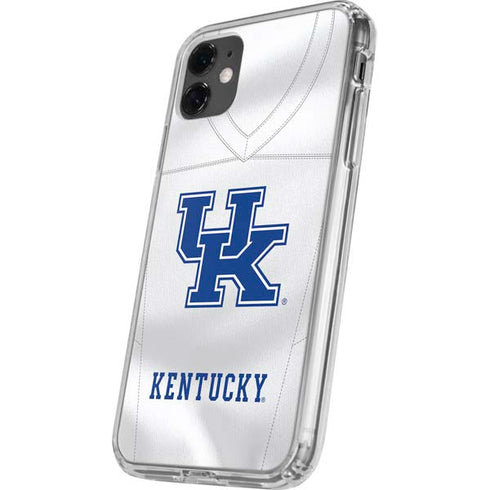 University of Kentucky White Jersey iPhone 11 Clear Case