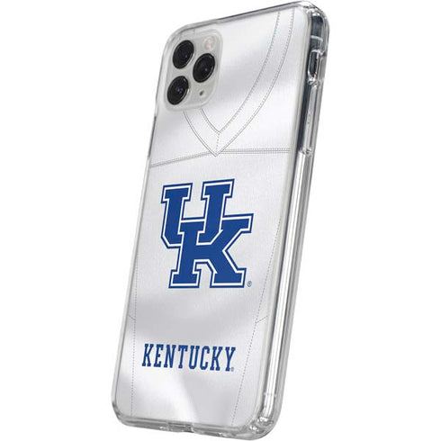 University of Kentucky White Jersey iPhone 11 Pro Clear Case