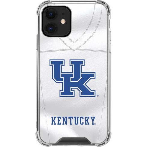 University of Kentucky White Jersey iPhone 12 Clear Case
