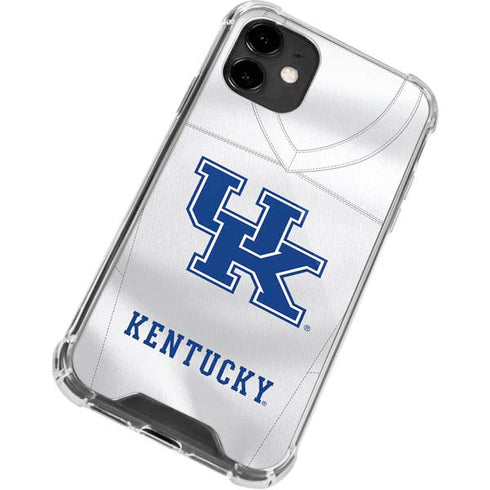 University of Kentucky White Jersey iPhone 12 Clear Case