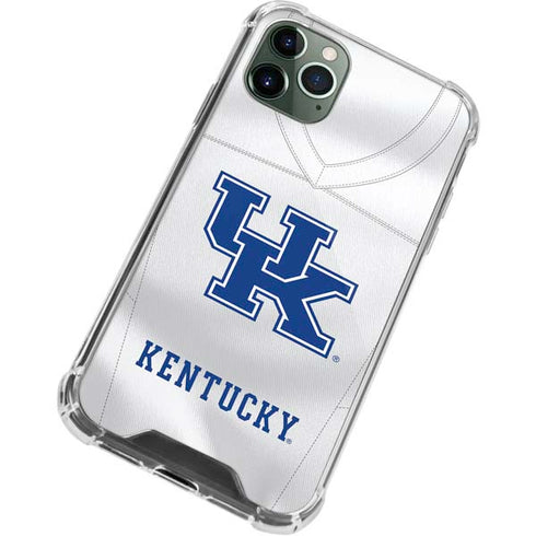 University of Kentucky White Jersey iPhone 12 Pro Clear Case