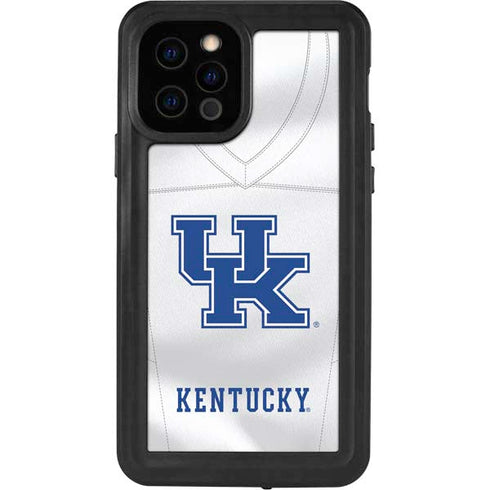 University of Kentucky White Jersey iPhone 12 Pro Waterproof Case
