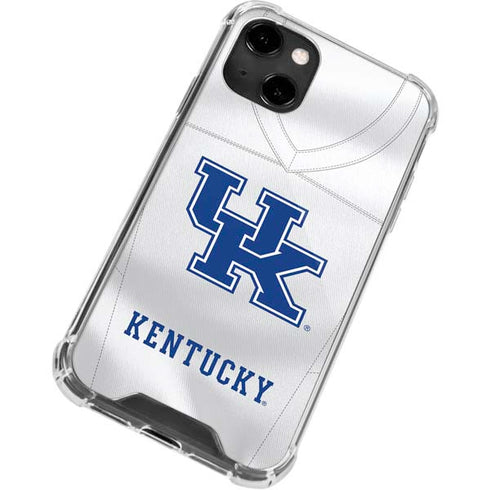 University of Kentucky White Jersey iPhone 13 Clear Case