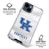University of Kentucky White Jersey iPhone 14 Plus Clear Case