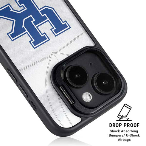 University of Kentucky White Jersey iPhone 14 Plus Kickstand Case