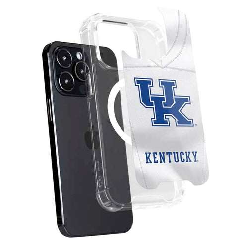 University of Kentucky White Jersey iPhone 14 Pro Max MagSafe Case