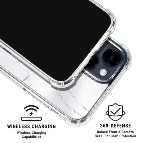 University of Kentucky White Jersey iPhone 15 Clear Case