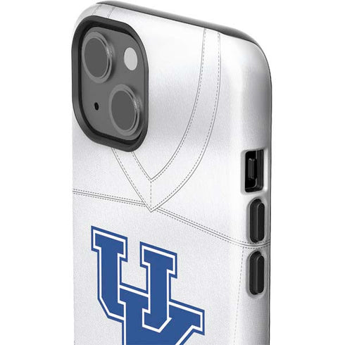 University of Kentucky White Jersey iPhone 15 Plus Impact Case