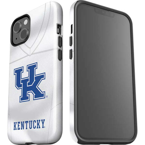 University of Kentucky White Jersey iPhone 15 Plus Impact Case