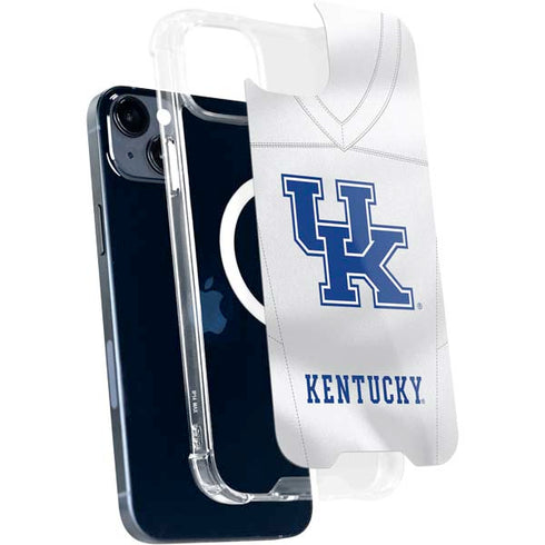 University of Kentucky White Jersey iPhone 15 Plus MagSafe Case