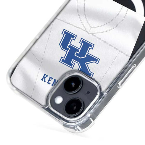 University of Kentucky White Jersey iPhone 15 Plus MagSafe Case