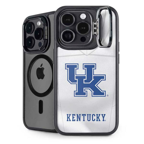 University of Kentucky White Jersey iPhone 15 Pro Kickstand Case