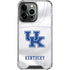 University of Kentucky White Jersey iPhone 15 Pro Max Clear Case