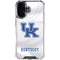 University of Kentucky White Jersey iPhone 16 Plus Clear Case