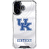 University of Kentucky White Jersey iPhone 16 Plus Clear Case