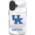 University of Kentucky White Jersey iPhone 16 Plus Impact Case