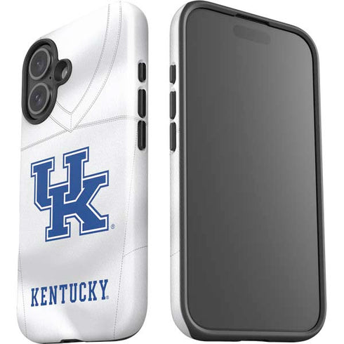 University of Kentucky White Jersey iPhone 16 Plus Impact Case