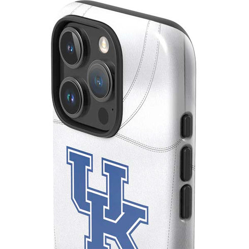 University of Kentucky White Jersey iPhone 16 Pro Impact Case