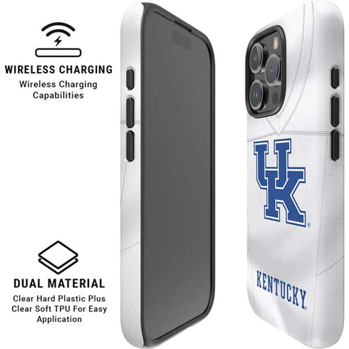 University of Kentucky White Jersey iPhone 16 Pro Magsafe Impact Case