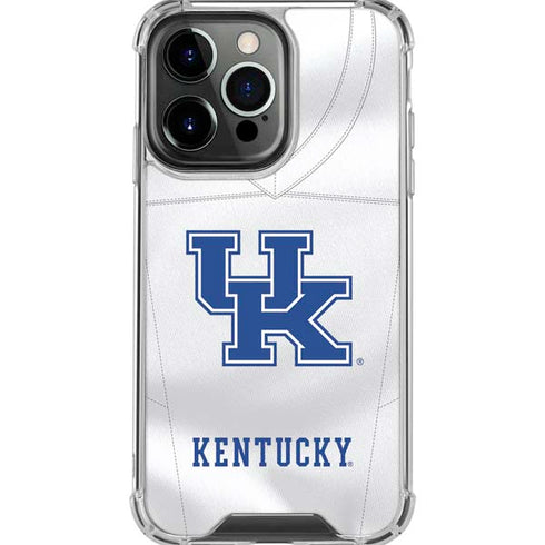 University of Kentucky White Jersey iPhone 16 Pro Max Clear Case