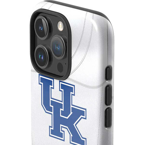 University of Kentucky White Jersey iPhone 16 Pro Max Impact Case