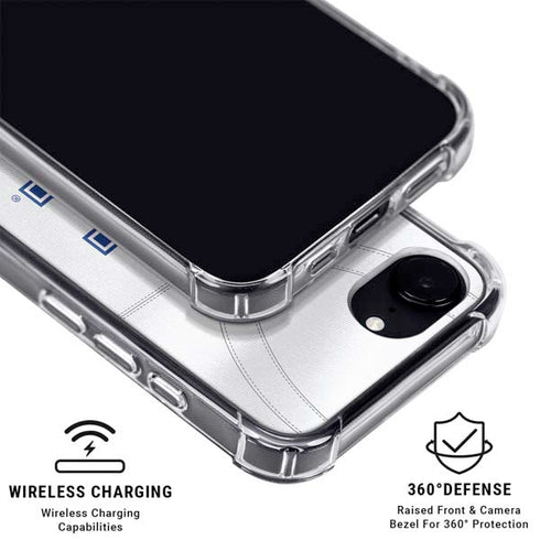 University of Kentucky White Jersey iPhone 16e Clear Case
