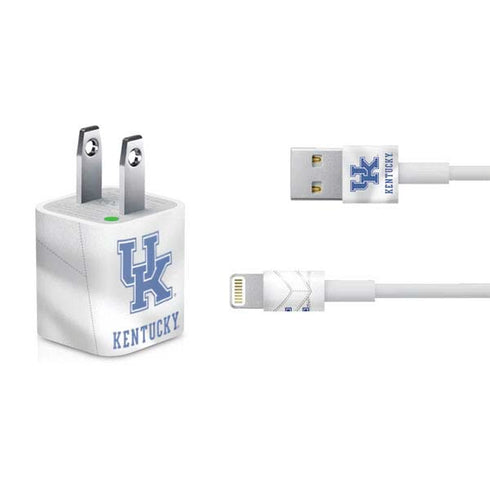 University of Kentucky White Jersey iPhone Charger (5W USB) Skin