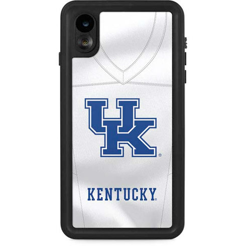University of Kentucky White Jersey iPhone XR Waterproof Case