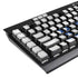 University of Kentucky White Jersey K95 RGB PLATINUM Mechanical Gaming Keyboard Skin