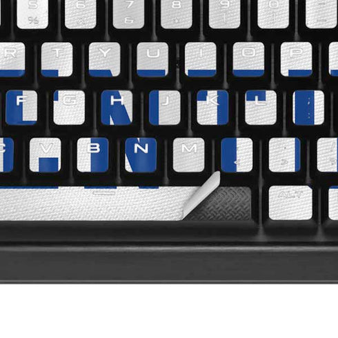 University of Kentucky White Jersey K95 RGB PLATINUM Mechanical Gaming Keyboard Skin