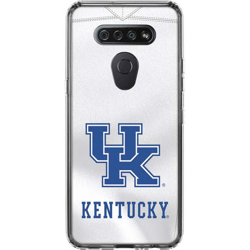 University of Kentucky White Jersey LG K51/Q51 Clear Case