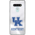 University of Kentucky White Jersey LG Stylo 6 Clear Case