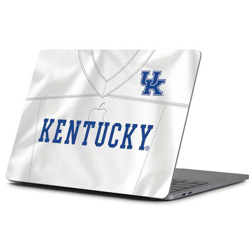 University of Kentucky White Jersey Apple MacBook Pro 13-inch Skin