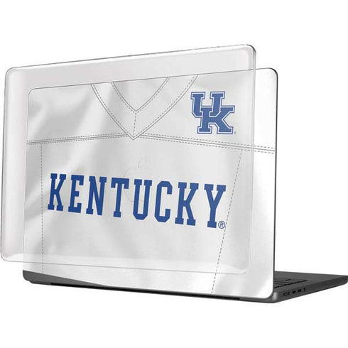 University of Kentucky White Jersey MacBook Pro 14in (2021-24) Case plus Skin