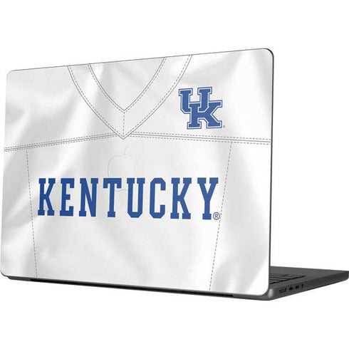 University of Kentucky White Jersey MacBook Pro 14in (2021-24) Skin