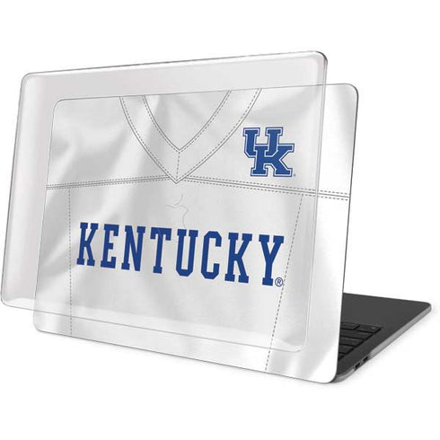 University of Kentucky White Jersey MacBook Pro 15in (2016-19) Case plus Skin