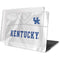 University of Kentucky White Jersey MacBook Pro 15in (2016-19) Case plus Skin