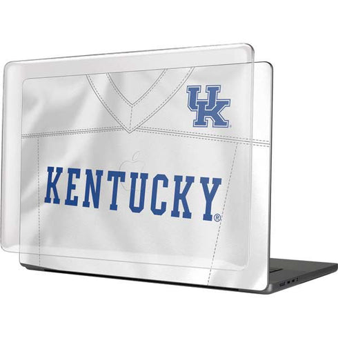 University of Kentucky White Jersey MacBook Pro 16in (2021-25) Case plus Skin