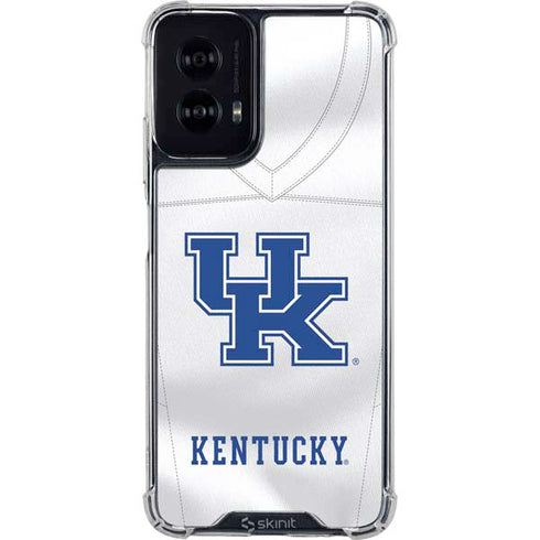 University of Kentucky White Jersey Moto G Power 5G (2024) Clear Case