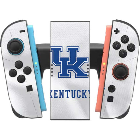 University of Kentucky White Jersey Nintendo Switch 2 (2025) Joy-Con Controller Skin