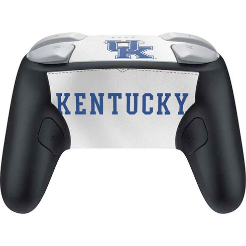 University of Kentucky White Jersey Nintendo Switch 2 (2025) Pro Controller Skin