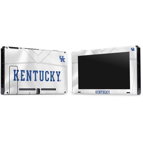 University of Kentucky White Jersey Nintendo Switch Bundle Skin