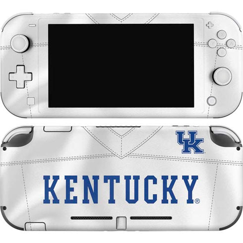 University of Kentucky White Jersey Nintendo Switch Lite Skin