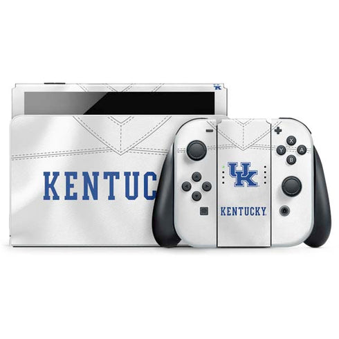 University of Kentucky White Jersey Nintendo Skins