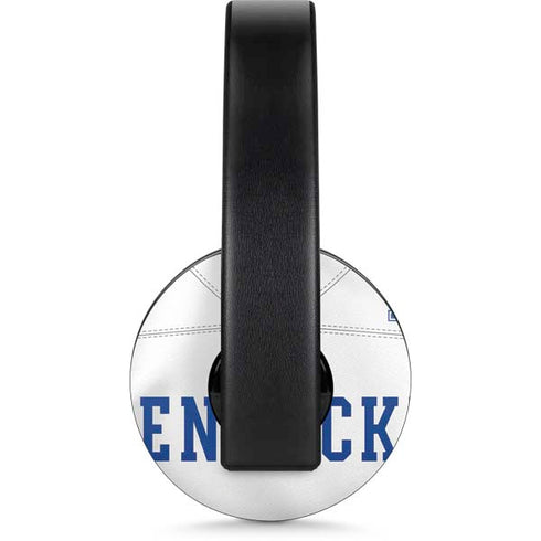 University of Kentucky White Jersey PlayStation 4 Gold Wireless Headset Skin