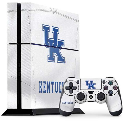 University of Kentucky White Jersey PlayStation PS4 Skins