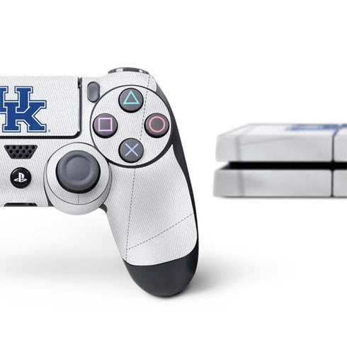 University of Kentucky White Jersey PS4 Console and Controller Bundle Skin